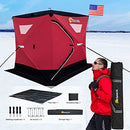 Artpuch 3-4 Person Portable Ice Fishing Shelter Tent with Carrying Bag - Like New
