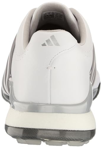 ADIDAS MEN'S TOUR360 24 BOOST GOLF FOOTWEAR WHITE/SILVER METALLIC SIZE 11 - Like New