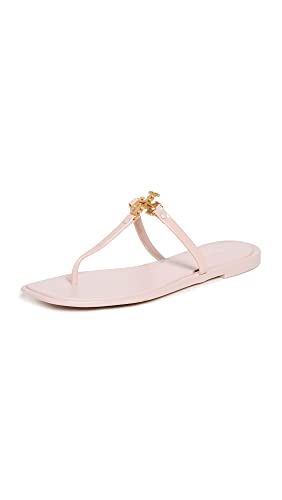137704 Tory Burch Women's Roxanne Jelly Sandals Meadowsweet/Gold Size 7 - Like New