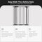 BALANCEFROM WALK-THRU SAFETY GATE CHILD PROOF FENCE FOR DOORWAYS - GRAPHITE - Like New