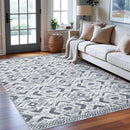 KILOCOCO Living Room Rug 6x9 Area Rug Boho Washable Bedroom Rugs Non Slip - Brand New