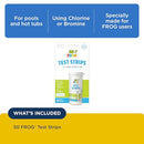 FROG Test Strips Pool Hot Tub Test Strip with Accurate Indicator - 50 Strips - Brand New