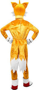 Rubie's Child Sonic Deluxe Tails Costume Youth 7/8 Yellow/White - Like New