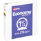 AVERY ECONOMY VIEW 3 RING BINDER, 275-Sheet Capacity , 1 Binder (05726) - WHITE - Like New