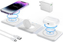 IMPUVERS Magnetic Foldable 3in1 Wireless Charging Pad VAS-002 - White Like New