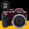 Kodak AZ401RD PIXPRO Digital Camera with 16 Megapixels and 40x Optical Zoom -Red Like New
