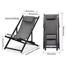 2 pcs Adjustable Sunbathing Tanning Lounger Chairs B0D734WL4V - - Scratch & Dent