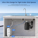 GLACIER FRESH 0.01ΜM ULTRA FILTRATION UNDER SINK WATER FILTER FAUCET - WHITE - Like New