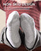 INFINNO BABY NON SLIP ANKLE SOCKS 9 PAIRS - ASSORTED (BLACK/WHITE/GRAY) - Like New
