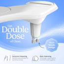 CLEAR REAR Bidet Attachment for Toilet Seat - Non-Electric, Self Cleaning - Brand New
