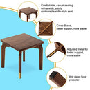 BOGAOJC 10" Modern Style Black Walnut Wooden Stools Backless 1pc, Walnut - Brand New