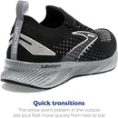 BROOKS MEN’S LEVITATE STEALTHFIT 6 RUNNING SHOE - BLACK/GRAY/OYSTER - SIZE 11 - Like New