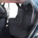 OASIS AUTO Custom Fit Seat Covers Full Set Waterproof Faux Leather Seat Black - Brand New