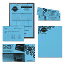 NEENAH ASTROBRIGHTS COLOR PAPER 24 LB BOND WEIGHT 8.5 X 11 LUNAR BLUE 500 Sheets - Brand New