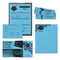 NEENAH ASTROBRIGHTS COLOR PAPER 24 LB BOND WEIGHT 8.5 X 11 LUNAR BLUE 500 Sheets - Brand New