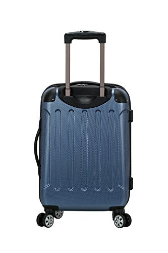 ROCKLAND LONDON HARDSIDE EXPANDABLE LUGGAGE CARRY-ON 20-INCH F1901 - BLUE - Like New