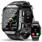 OUKITEL BT20 Military Smart Watches for Men Waterproof - BLACK - Scratch & Dent