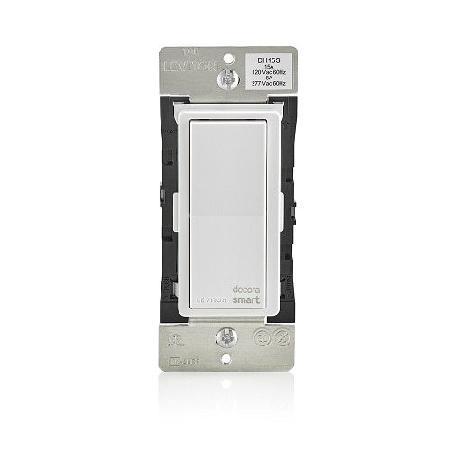 LEVITON DECORA SMART 15 AMP SWITCH-ZMLR11-DH15S-1RW - Brand New