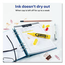 AVERY HI-LITER DESK-STYLE HIGHLIGHTERS CHISEL TIP DOZEN - YELLOW/BLACK - Brand New