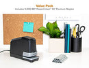 BOSTITCH OFFICE IMPULSE HEAVY DUTY ELECTRIC STAPLER VALUE 45 SHEETS - BLACK/GRAY - Like New
