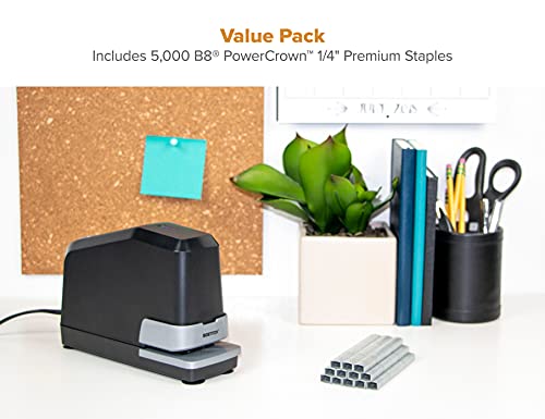 BOSTITCH OFFICE IMPULSE HEAVY DUTY ELECTRIC STAPLER VALUE 45 SHEETS - BLACK/GRAY - Like New