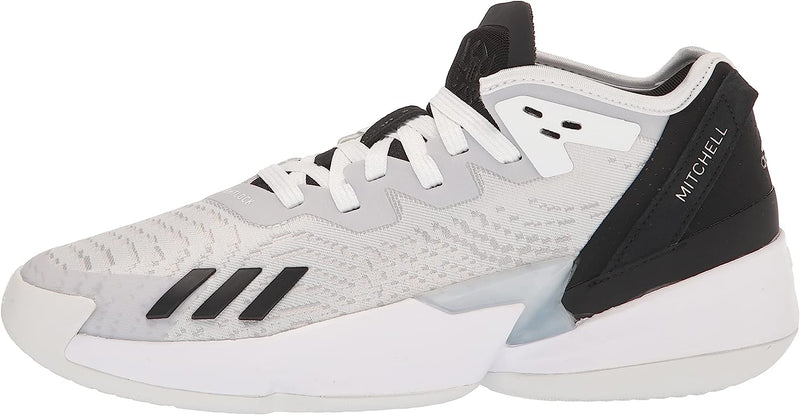 GY6509 ADIDAS MEN'S D.O.N ISSUE 4 BASKETBALL SHOES WHITE/GREY/BLACK 9.5 Like New