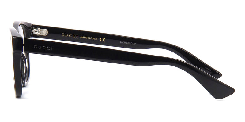 GUCCI GG0004O 001 FULL RIM RECTANGLE GLASSES, 53MM - BLACK - Like New