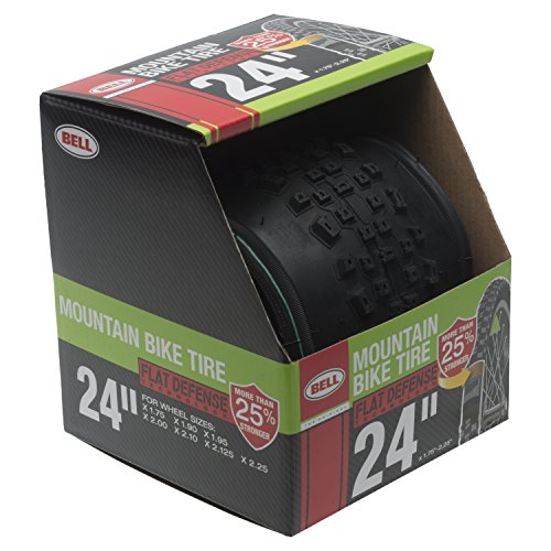 BELL FLAT DEFENSE MOUNTAIN BIKE TIRE 24" X 1.75-2.125 BLACK 7107512 - Like New