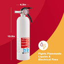 FIRST ALERT REC5 RECHARGEABLE FIRE EXTINGUISHER SODIUM BICARBONATE-White - Brand New