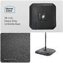 Home Zone Living 168lb Offset Cantilever Fillable Patio Umbrella Base Stand - Like New