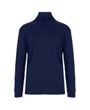 GALAXY BY HARVIC MEN'S LONG SLEEVE TURTLE NECK TEE - SIZE: MEN L - NAVY - Brand New