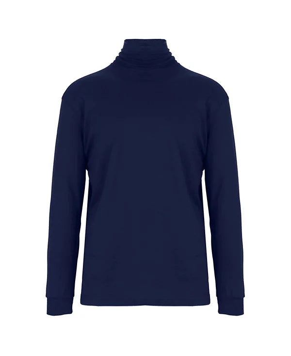GALAXY BY HARVIC MEN'S LONG SLEEVE TURTLE NECK TEE - SIZE: MEN L - NAVY - Brand New