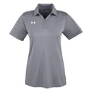 UNDER ARMOUR WOMEN'S TECH POLO - SIZE: WOMEN XS - GRAPHITE/WHITE - Brand New
