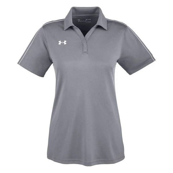 UNDER ARMOUR WOMEN'S TECH POLO - SIZE: WOMEN XS - GRAPHITE/WHITE - Brand New