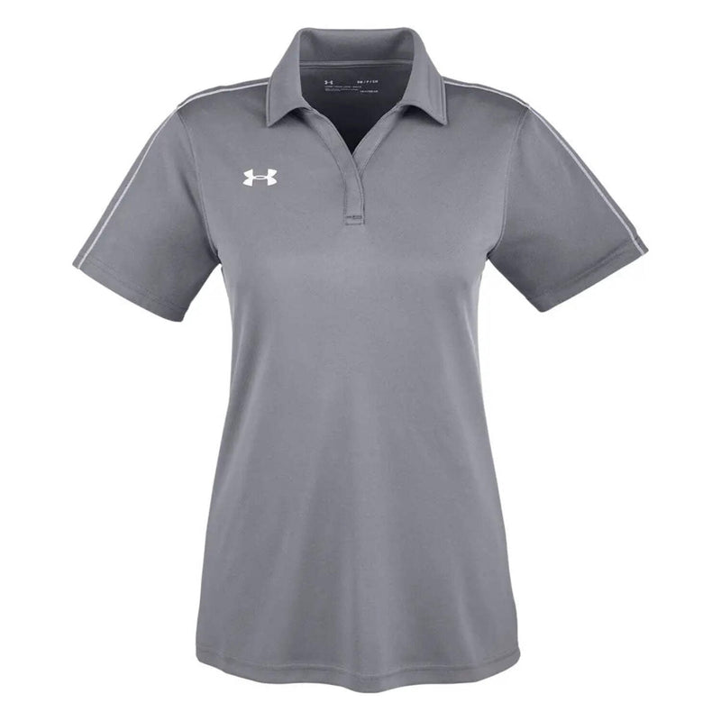 UNDER ARMOUR WOMEN'S TECH POLO - SIZE: WOMEN XS - GRAPHITE/WHITE - Brand New