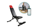 FF FINER FORM FINER FORM MULTI-FUNCTIONAL FID WEIGHT BENCH - BLACK-RED - Like New