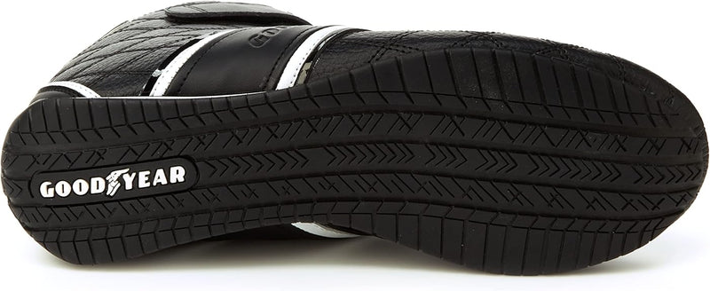 GOODYEAR MENS CLUTCH RACER SNEAKER – HIGH-TOP SNEAKERS - MEN 13 - BLACK/WHITE - Brand New