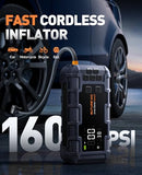 BUTURE PORTABLE 10-IN-1 CAR BATTERY JUMP STARTER WITH COMPRESSOR BETA07 - Like New