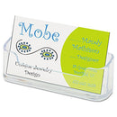 Deflecto Business Card Holder, Single Compartment, 70101 - Scratch & Dent