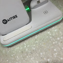 WAITIEE WIRELESS CHARGER 3 IN 1, 15W FAST CHARGING STATION - Scratch & Dent