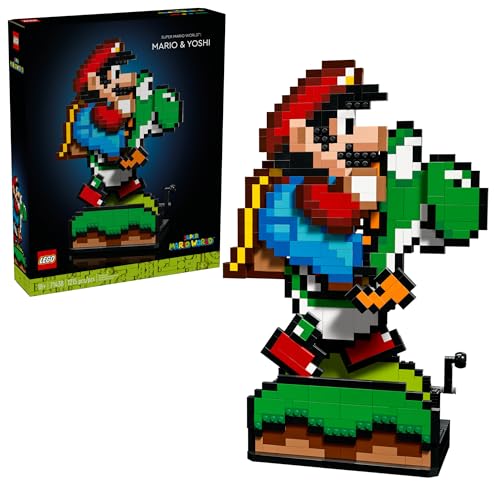 LEGO Super Mario World: Mario & Yoshi Building Set for Adults, 18+ 71438 - Brand New