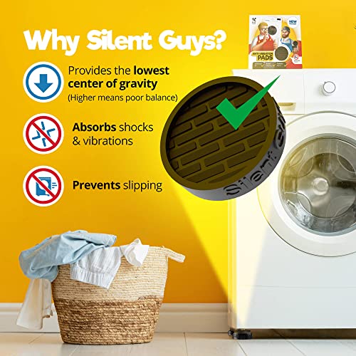 Silent Guys Anti Vibration Pads for Washing Machine 4 pcs Anti Vibration Mat - Brand New