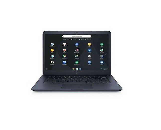 HP Chromebook 14" FHD A4-9120C 4GB RAM 32GB SSD 14-DB0041WM - Blue - Like New