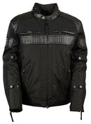 Milwaukee Men's Scooter Jacket Leather Accent Black M - Brand New