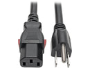 Tripp Lite Power Extension Cord 5-15P to Locking C13 M/F 14 AWG 15A 3ft