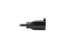 Tripp Lite P022-025-15D Power Extension Cord, Right-Angle NEMA 5-15P to NEMA