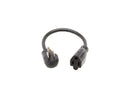 Tripp Lite P024-001-13A15D 1 ft. Extension Cord, Right-Angle NEMA 5-15P to NEMA