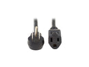 Tripp Lite P024-003-13A15D 3 ft. Extension Cord, Right Angle 5-15P to 5-15R,