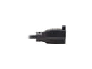 Tripp Lite P024-010-15D 10 ft. Extension Cord, Right-Angle NEMA 5-15P to NEMA