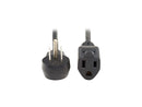 Tripp Lite P022-015-15D 15 ft. Power Extension Cord, Right-Angle NEMA 5-15P to